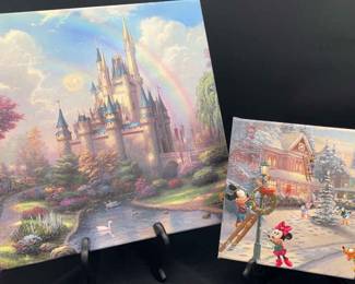 2 Thomas Kincaid Disney Signed Prints * 2019 Mickeys Victorian Christmas *
14x14x1.5
8x10x1.5