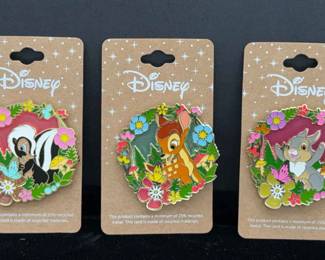 Disney NEW Trading Pins * Bambi, Flower & Thumper
