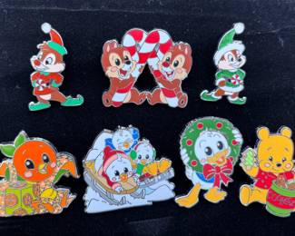 Disney Christmas Cuties 2021 Blind Box Trading Pins , Santa’s Elves Pins