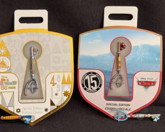 Disneyland NEW Trading Pins * Collectible Keys Toy Story, Cars & It’s A Small World