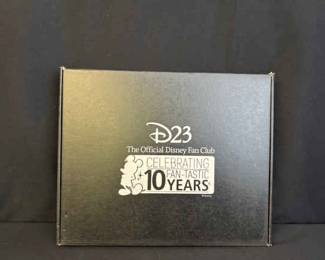 Disney D23 Official Disney Fan Club Fantastic 10 Years Tin * Trading Pins