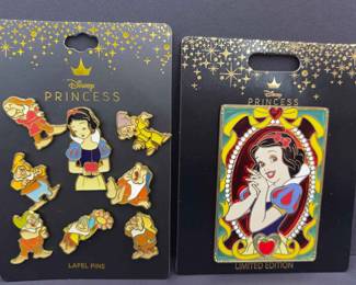 New Limited 300 Edition Snow White Trading Pin * Disney Princess Lapel Pins, Seven Dwarfs