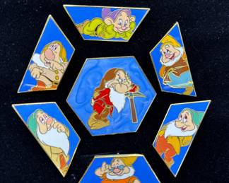 Disney 7 Dwarves Gem Loungefly Mystery Box Trading Pins