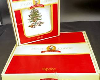 Spode Disney Christmas Platter And Bowl