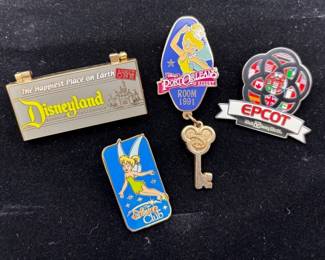 Variety of Disneyland Trading Pins * Ticket Book, Tinkerbell, Epcot