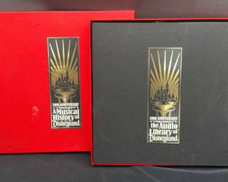 Disneyland 50th Anniversary Music CD Set with Book and Vinyl Record
