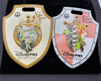New Disney Tales of the Sword Limited Edition Trading Pins