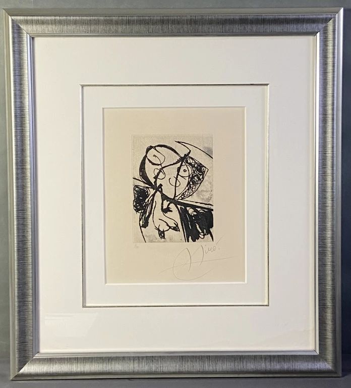 Joan Miro Lithograph Aquatint Signed