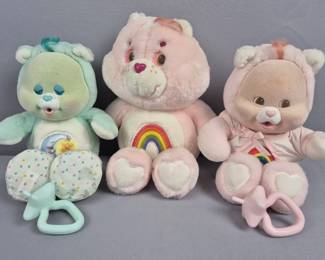 Vintage Care Bears Cheer Bear & Bedtime Bear