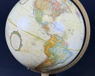 Replogle World Classic 12 Inch Globe Wood Base