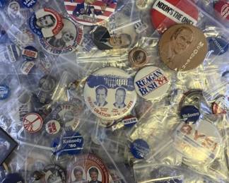 Mixed Mystery Lot Political Campaign Buttons