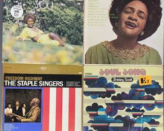 Vinyl Soul Music Albums Aretha, Staples Singers