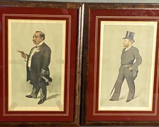 Antique Vanity Fair Book Plates