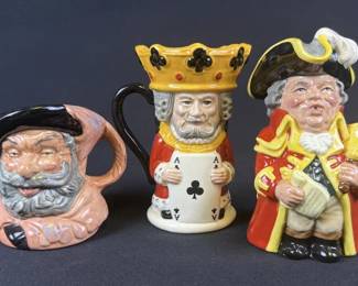 Royal Doulton Ceramic Creamer Jug Lot Of 3