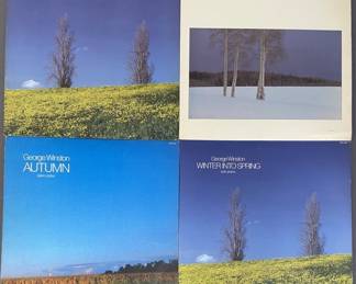 Vinyl George Winston Albums Set of Four