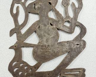 S L Juste Haitian Metal Folk Art