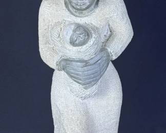 Kuda Kapua Mother & Child Carved Stone Statue