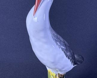 Vintage Italian Made Ceramic Pelican
