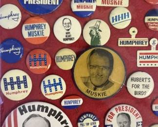 Assorted Political Pinback Buttons