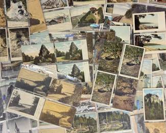 Antique Vintage Mackinac Island Michigan Postcards