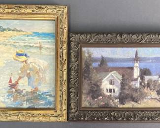 Mackinac Island & Beach Oil Paintings