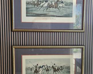 Polo pictures, sold as set