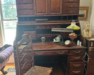 impressive roll top desk