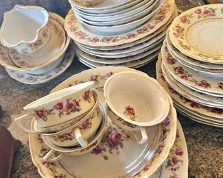 vintage elegant dish set 