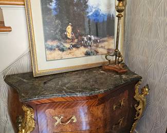 Gilded Bombay chest