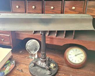 large vintage office lamp