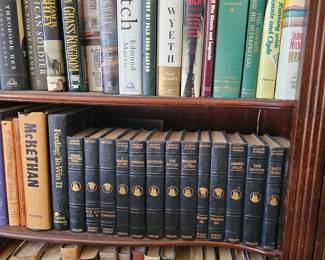 lots of books, some sold as sets