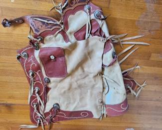 vintage chaps, as is