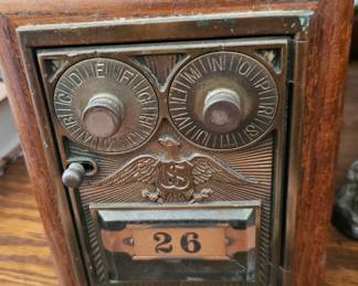 antique USPS P.O. Box
