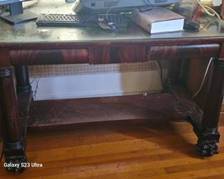 antique banquet table