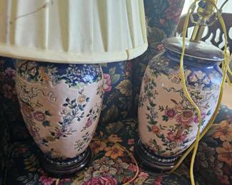 beautiful lamps, set, need shades