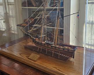 large Sailboat and plexiglass enclosure