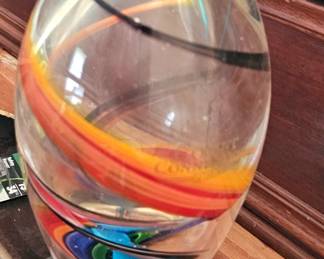 Mid-century Murano glass paperweight
