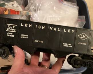 vintage/antique electric train set with track and cottages