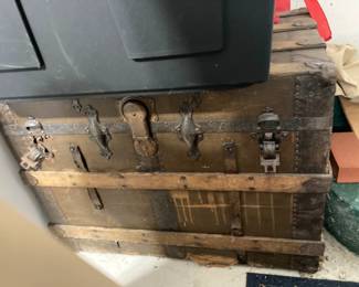 Very cool antique trunk