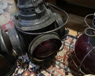 Antique Railroad Lamps