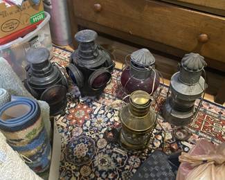 Vintage Railroad Lamps