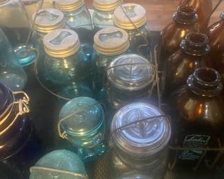 Antique Mason Jars