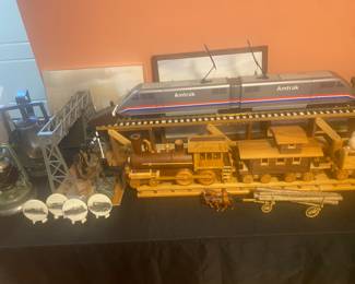 LGB Lehmann G Scale Amtrak ABA High Speed Bullet Trains