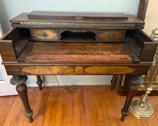 Antique fold top desk
