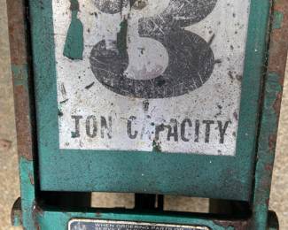 Very heavy duty 3 ton jack by Sears & Roebuck