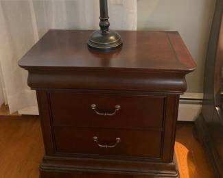 Pair of cherry nightstands
