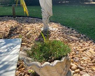 Concrete planter and concrete statuary
