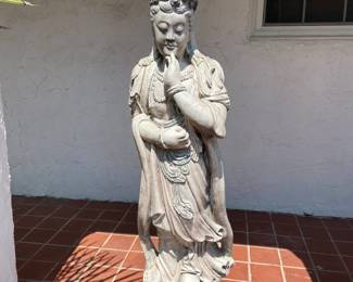 Guanyin, Goddess of Mercy, garden statue