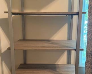 LightColored Wood Grain 5Tiered Shelf