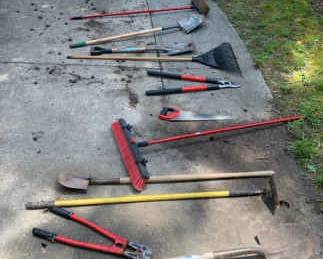 Lot Of Yard Tools